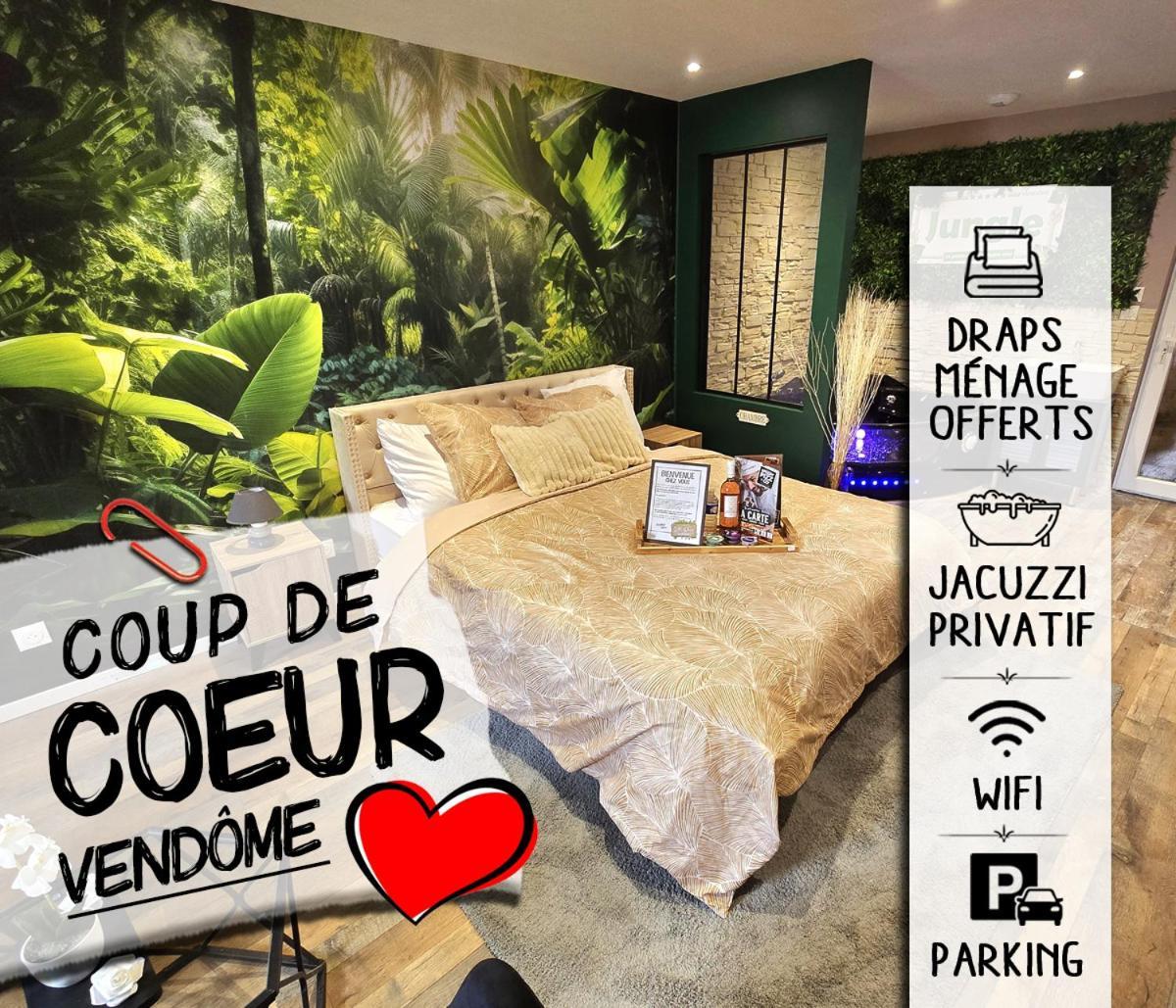 Appartement Chambre Cosy - Jacuzzi - Little Room Vendôme מראה חיצוני תמונה